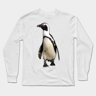 African Penguin Boulders Beach, Cape Town, South Africa Long Sleeve T-Shirt